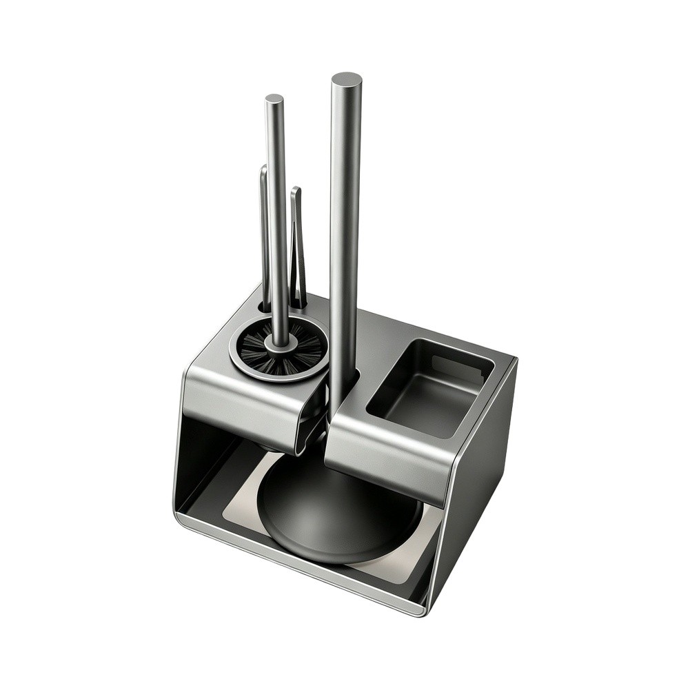 3 in 1 Wall Mounted Toilet Bru - Plunger Toilet 评论和价格