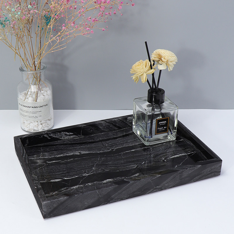 Marble Vanity Tray Bathroom Or - Home Bathroom Organizer 评论和价格