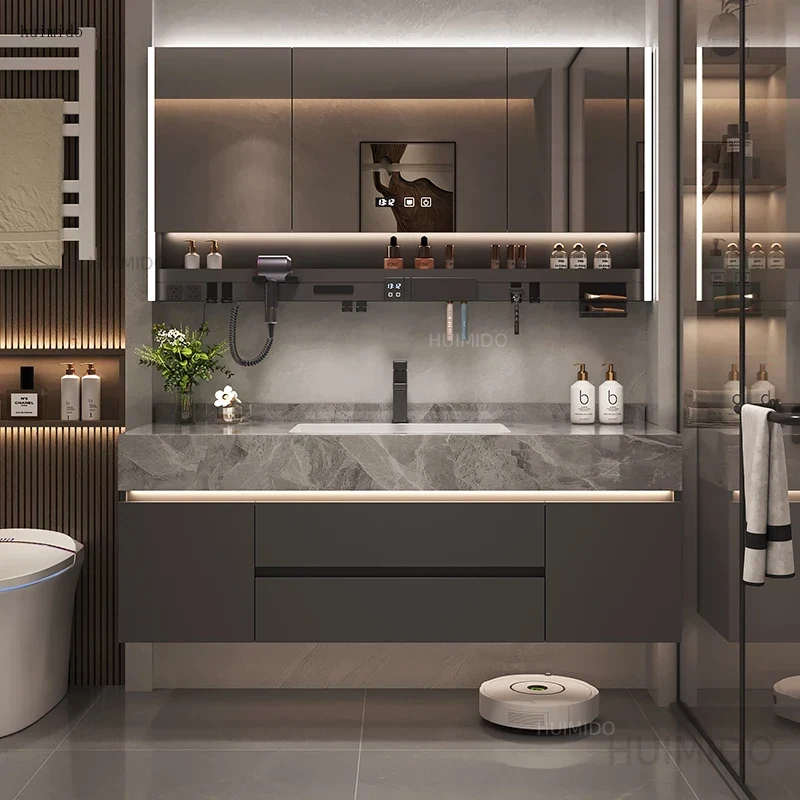 Paper Drawers Bathroom Cabinet - Home Bathroom Vanity Combo 评论和价格