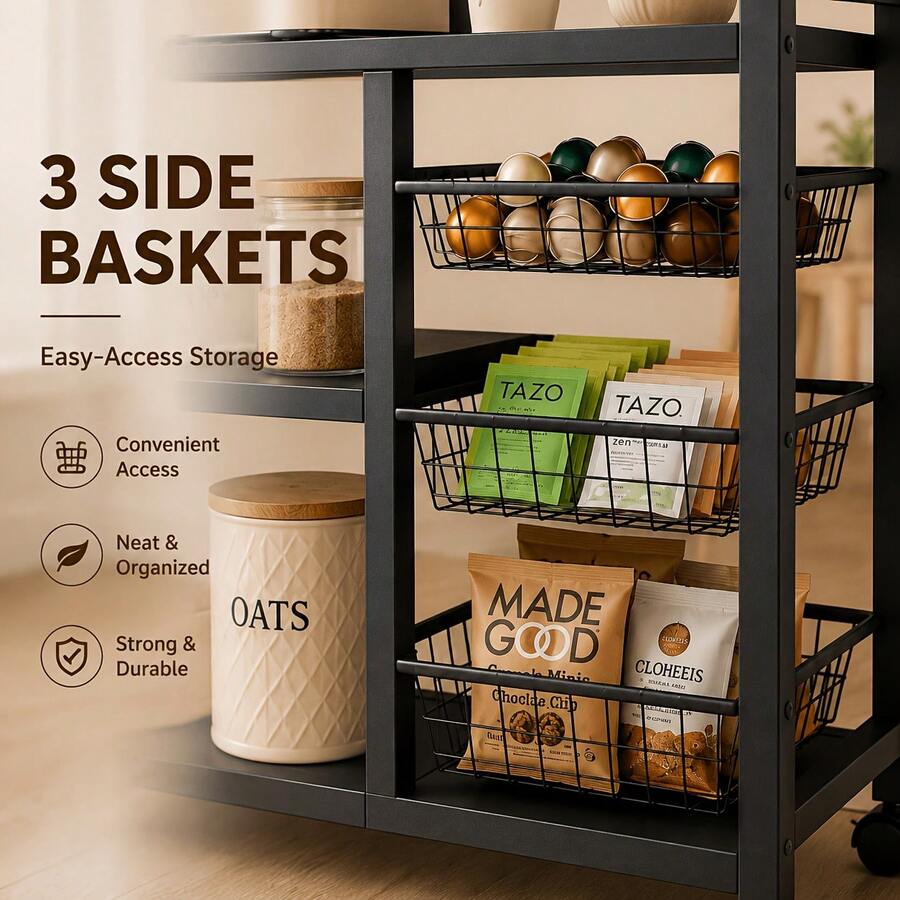 1pc Mobile Storage Rack, Adjus - Home Edit Bathroom Storage 评论和价格