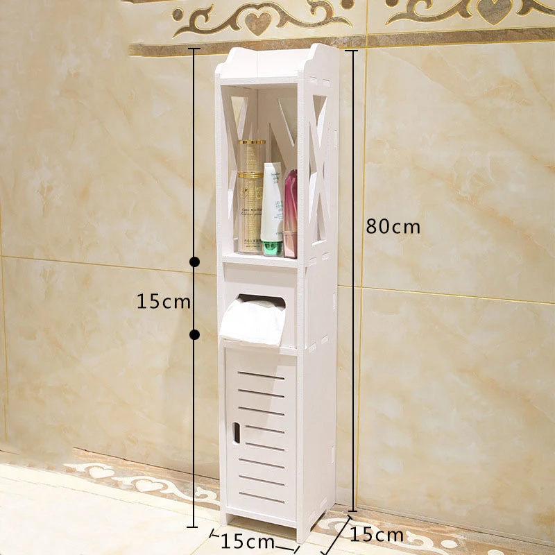 Bathroom Standing Shelf Storag - Home Bathroom Vanity Combo 评论和价格